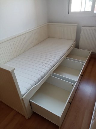Sofá Cama Diván Ikea Hemnes Blanco