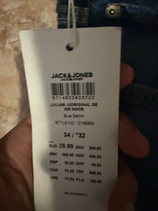 Pantalones Jack&Jones Skinny Talla 32/34