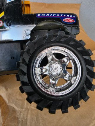 Coche Monster truck Negro Grande