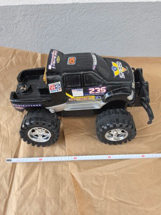 Coche Monster truck Negro Grande