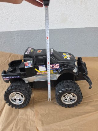 Coche Monster truck Negro Grande