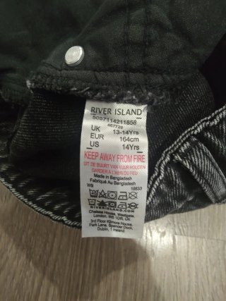Falda vaquera River Island Talla 14
