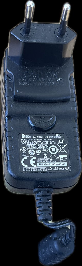 Cargador Ktec 12V 1.5A