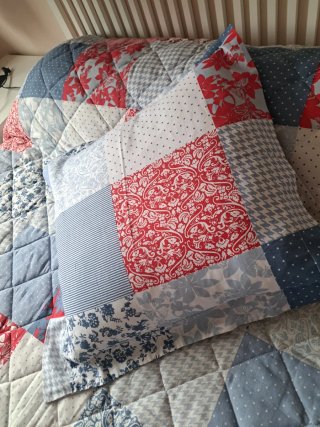 Manta Patchwork Cama 90
