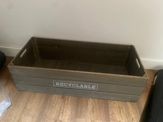 Caja de madera Recyclable