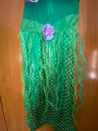 Disfraz Sirenita Ariel Talla 7/8