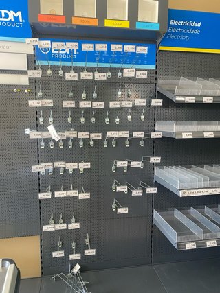 Estanterías metálicas para tienda (gris)