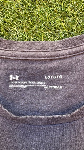 Camiseta Under Armour HeatGear Gris Talla L