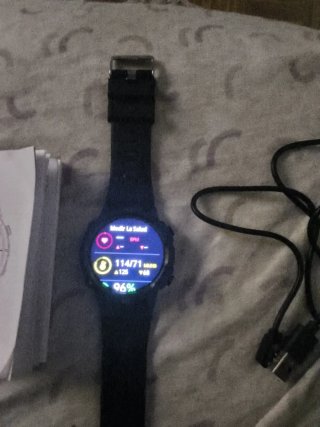 Reloj deportivo negro