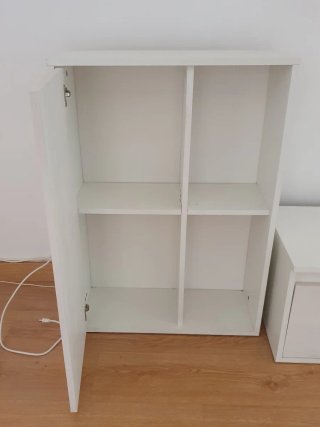 Muebles de salón blancos