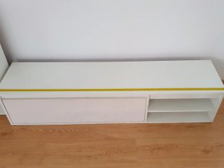 Muebles de salón blancos