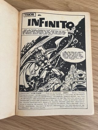 Thor núm. 38 y 39, Volumen 1, Ediciones Vértice