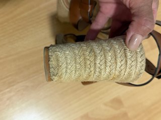 Sandalias Zara Cuña Marrón Talla 37