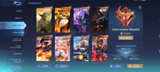 Cuenta Mobile Legends Coleccionista Mundial