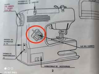 Máquina de coser Jata