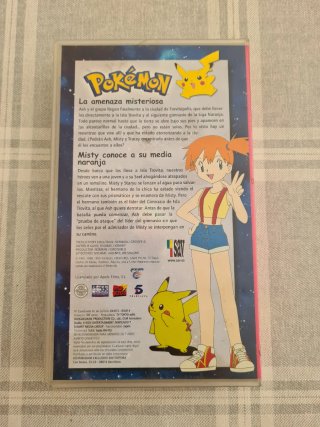 Película VHS Pokémon: La amenaza misteriosa