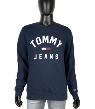 Tommy Hilfiger Tommy Jeans Felpa Uomo XL Blu Navy