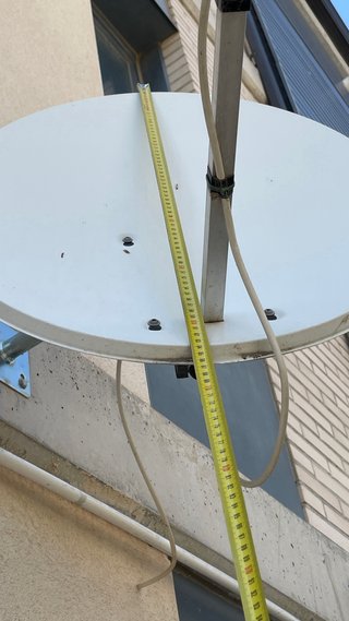 Antena Parabólica Blanca