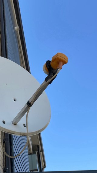 Antena Parabólica Blanca