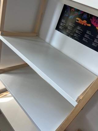 Estantería IKEA EKENABBEN Álamo y Blanco