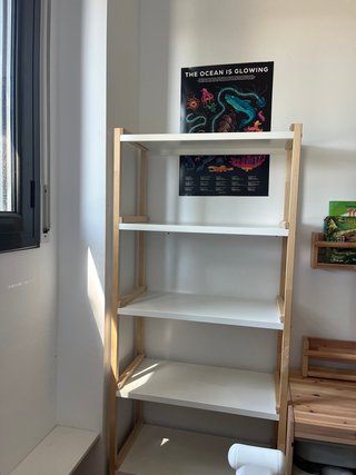 Estantería IKEA EKENABBEN Álamo y Blanco