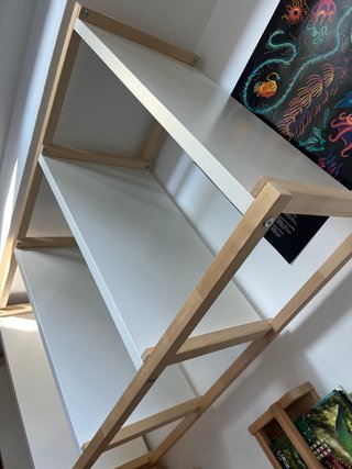 Estantería IKEA EKENABBEN Álamo y Blanco