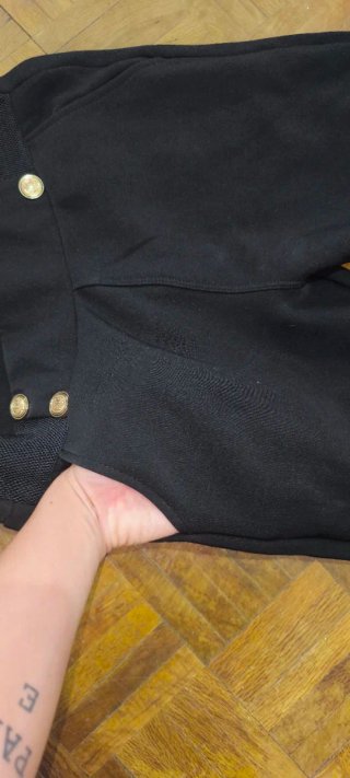 Calça legging forrada preta