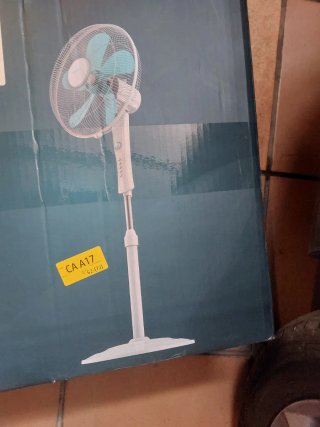 Ventilador Cecotec Pie Blanco y Azul