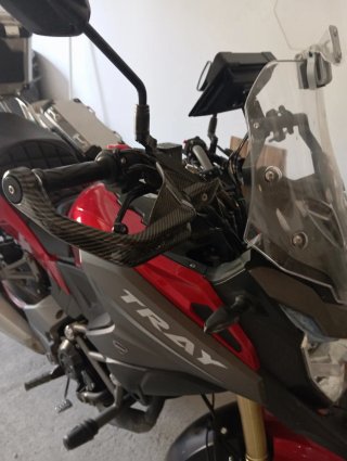 Moto 125 Trial Roja y Gris