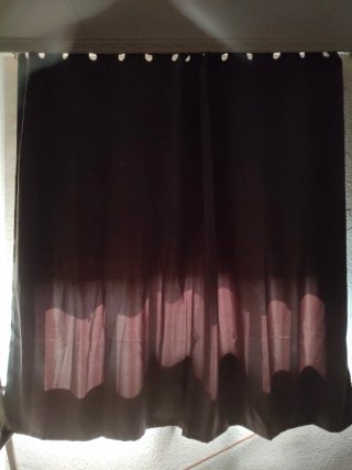 Cortina Opaca Térmica Gris 214x254 ojal