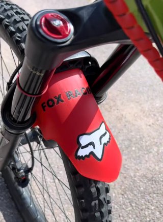 Guardabarros Bici MTB Fox Racing Rojo