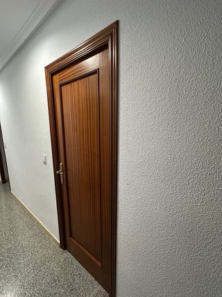 Puerta de madera interior