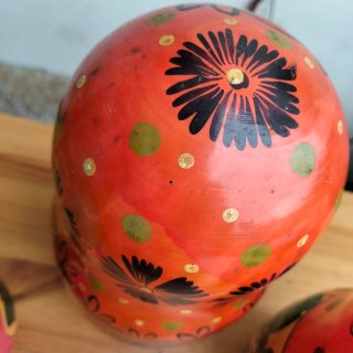 Matrioska grande vintage legno 24cm