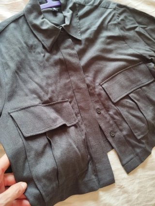 Camisa H&M gris