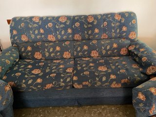 Conjunto de sofás de tela