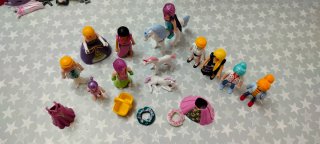 Lote Playmobil Chicas y Unicornios