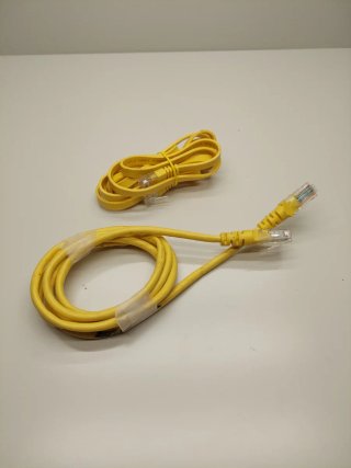 Cable de Red Ethernet RJ45 Amarillo 1.5M