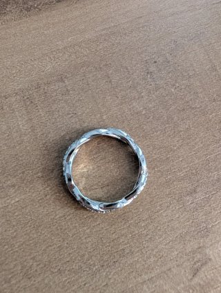 Anello Argento Sterling 925 Intrecciato