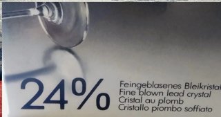 24 Copas de Cristal Pequeñas