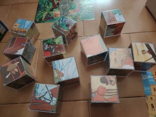 Puzzle Cubos Willy Fog - La Vuelta al Mundo