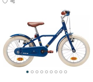 Bicicleta infantil Decathlon 16 azul