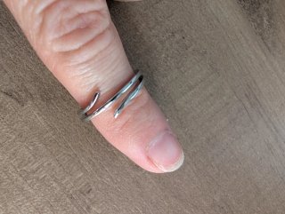 Anello Argento 925 Sterling Regolabile