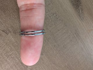 Anello Argento 925 Sterling Regolabile