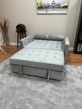 Sofá Cama Matrimonio Gris 133cm