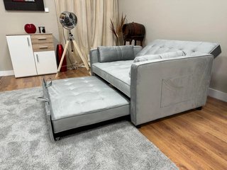 Sofá Cama Matrimonio Gris 133cm