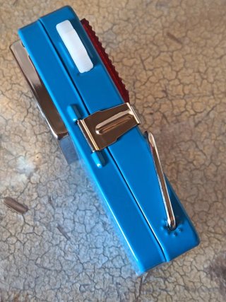 Linterna Vintage Azul y Plateada