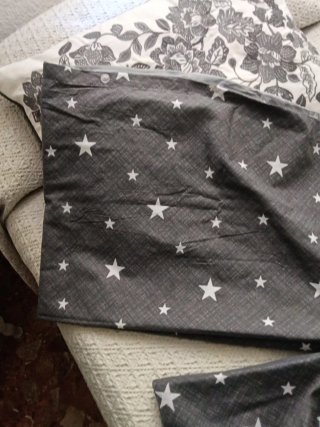 Funda Nórdica Cuna Estrellas reversible.