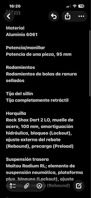 Bicicleta KTM