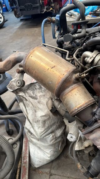 Filtro de partículas y catalizador  A4 B8 2.0 tdi