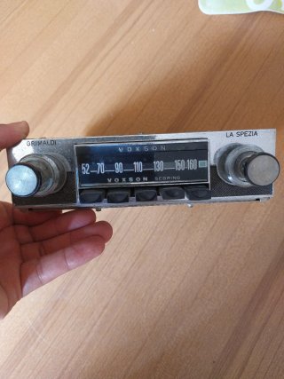Autoradio d'epoca VOXSON SEBRING anni 60 70